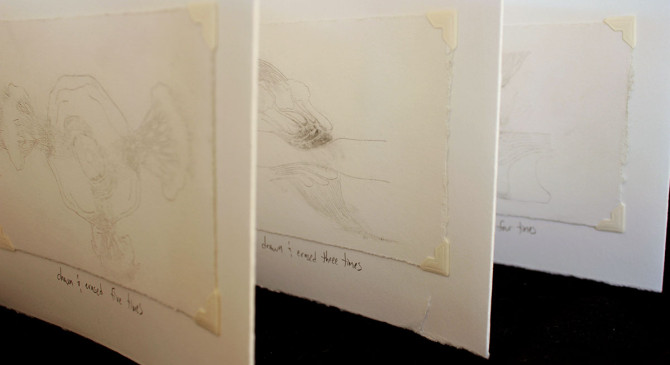 Without Traces by Jen Urso erased drawing book #artbook #drawing #pencil #erased